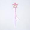 5/10Pcs Princess Fairy Magic Wands Shiny Ribbon Star Durable for Cosplay Party Kids Pretend Role Play Props