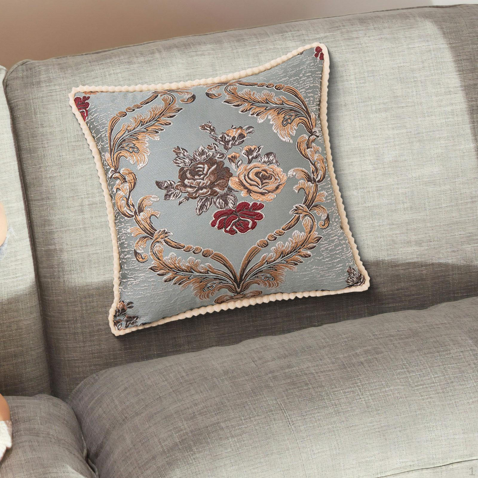 

Европейский декоративный чехол для подушки, квадратный чехол для подушки, цветочный дизайн для спальни, автомобиля Style H