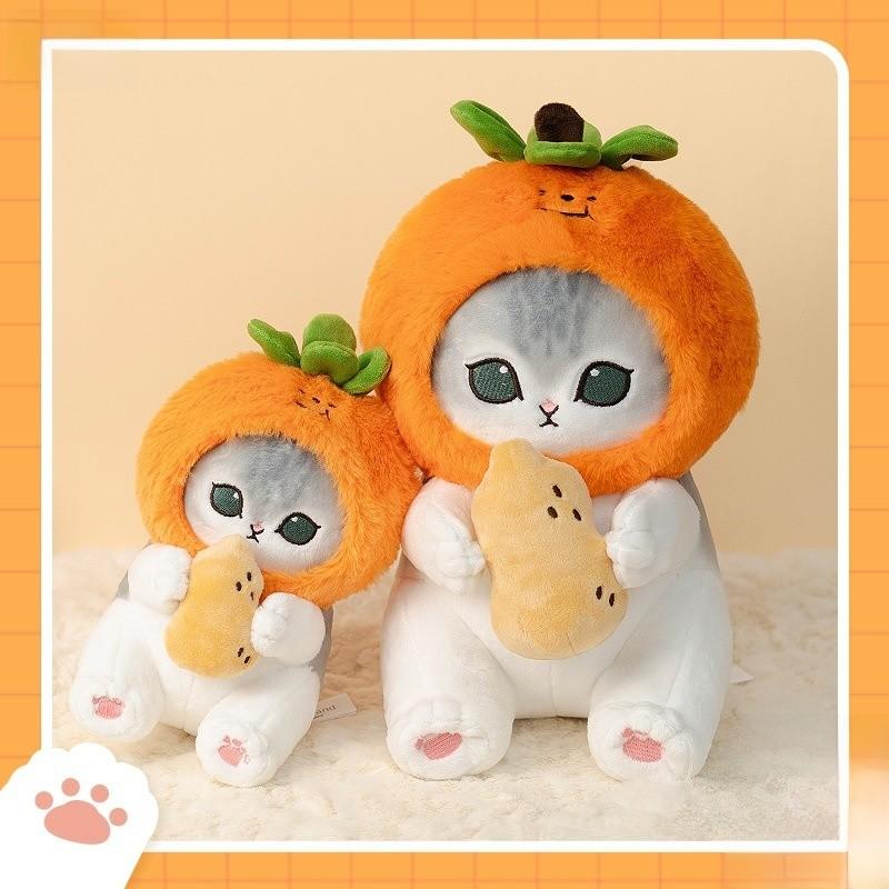 Cat Mofusand Persimmon Peanut Plush Toys Pendant Animal Holiday Dolls Gifts