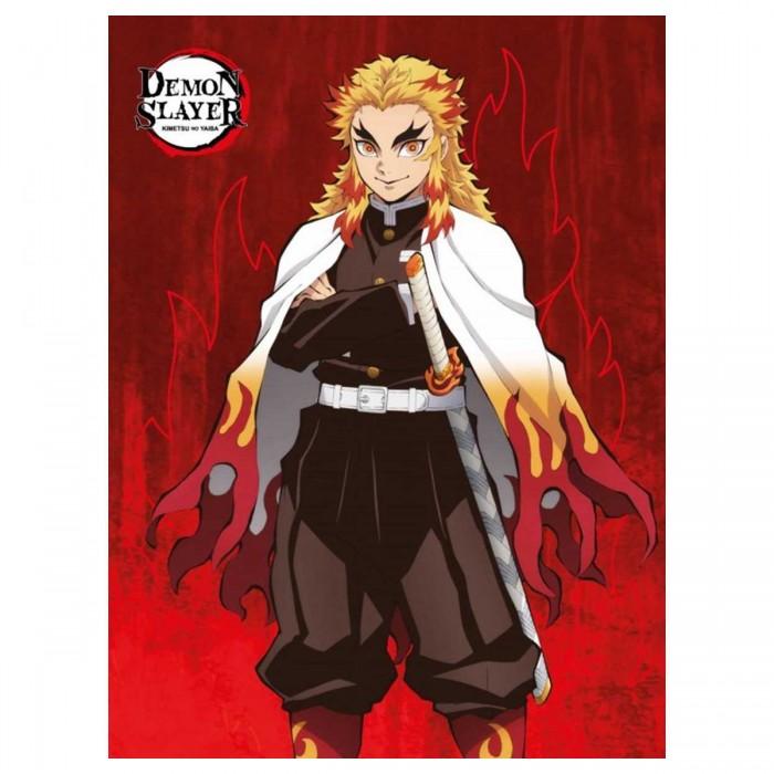 Demon Slayer Fleece Kyojuro Rengoku Blanket