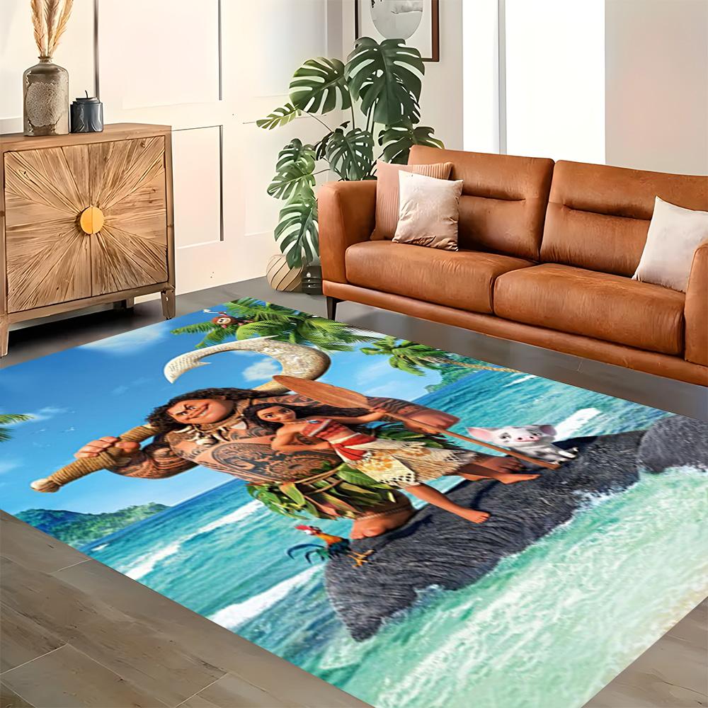 Moana's Adventure On The Waves rug for Living Room rug, Bedroom, Study Room, Hallway Decoration, Perfect for Home Decoration or Holiday Gifts