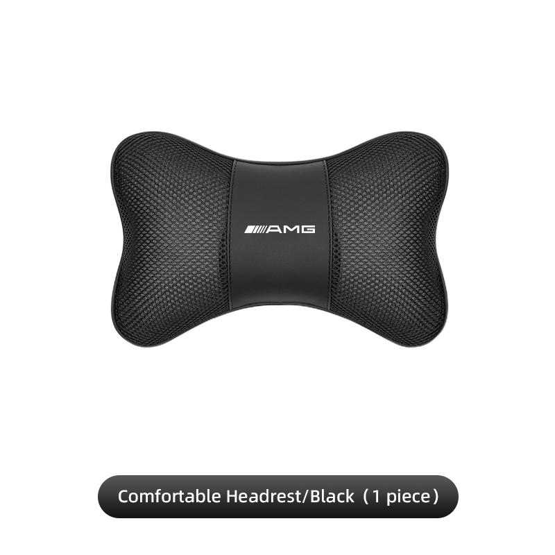 1Pcs Ice Silk Car Seat Headrest Neck Pillow For Mercedes Benz AMG GLC GLE W204 W205 W203 W211 W212 W213 W206 W210 W169 W220 W246