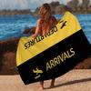Arrivals And Departures Big Microfiber Beach Towels Quick Dry Towel Sand Beach Towels Pool Towel for Travel Swim Pool Yoga