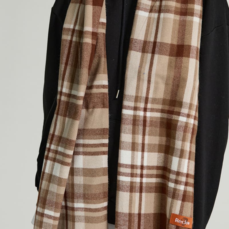 RECLOW RECLOW Mix Check Muffler Brown