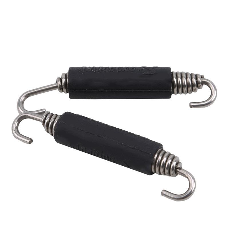 2PCS Stainless Steel Universal Motorcycle Muffler Exhaust Springs Hooks Front Middle Link Pipe Exhaust Connect Spring Yoshimura