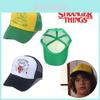 Stranger Things Sommer-Baseballkappe mit Sonnenschutz, Trendiges Gelb und Schwarz