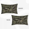 US Army Camouflage Tiger Stripe Rectangle Pillowcase Cushion Cover Decor Bedroom Bed Home Comfort Throw Pillow