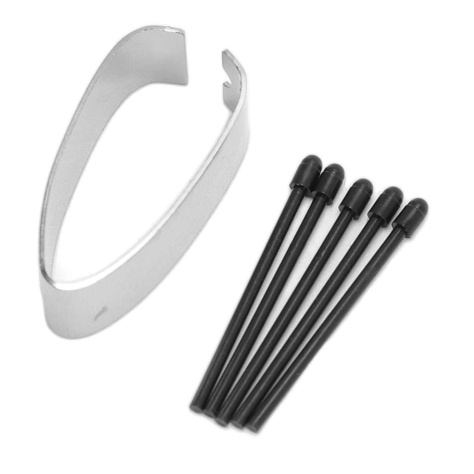 

5 шт. Наконечники для стилуса с сенсорным экраном 1,05 мм 20 мм Универсальный набор сменных твердых наконечников для сенсорного стилуса со съемником