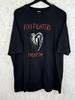 00s Vintage Foo Fighters 2002 One By One Tour Rock Band T-Shirt Black Size XL Unisex T-Shirt