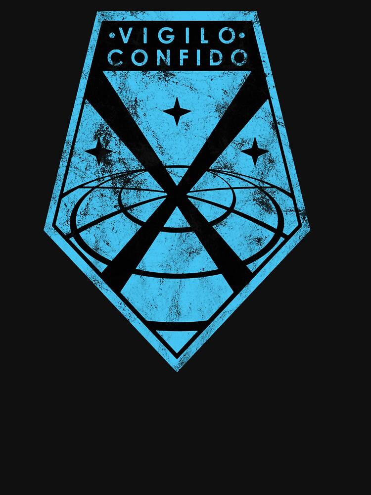 Acornia Mirror Worlds Xcom - Vigilo Confido Classic Unisex T-Shirt