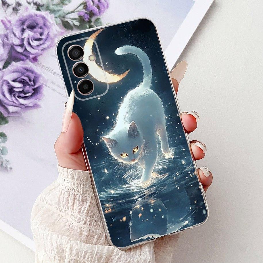 Case For Samsung Galaxy M13 M23 M33 M53 5G Cover SM-M236B SM-M336B SM-M536B SM-M135F Popular Dragon Cartoon Soft Silicone Bumper