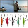 5Pcs Catfish Float Rig Kit with Sharp Hook Crane Swivel Coated Line Sea River Lake Freshwater Saltwater Fishing Float Rig Outdoor Fishing Accessories
