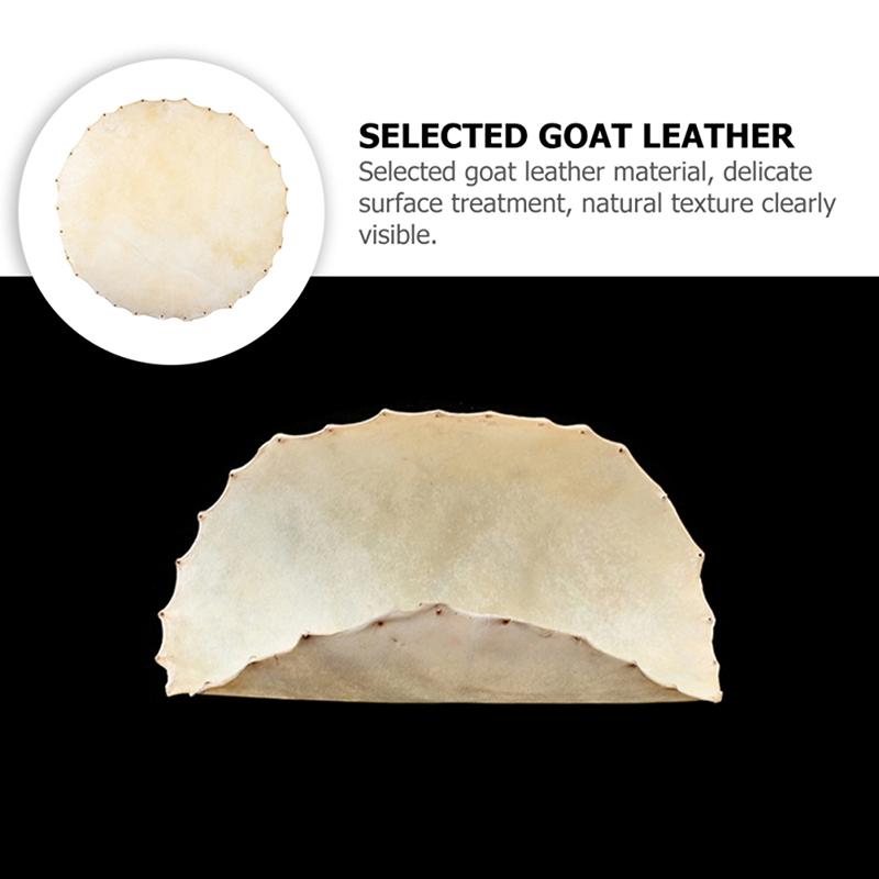 30Cm/35Cm African Drum Skin Fittings Tambourine Replacement Percussion Part Bongo African Drum Covers Drum Goat Skin