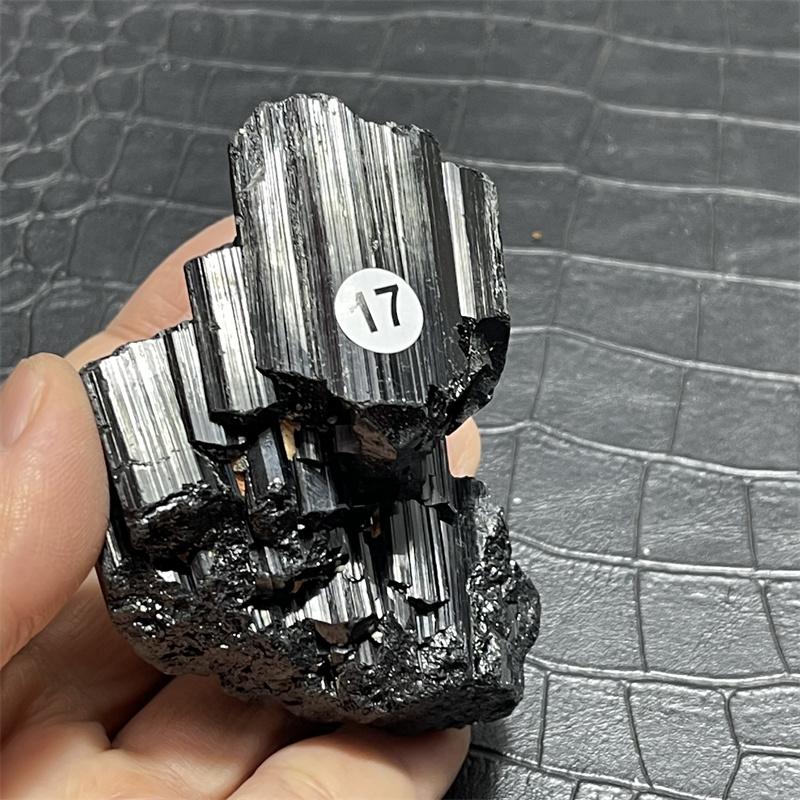 Natural Raw Stone Black Tourmaline With Clear Quartz Mineral Specimen Quartz Crystal Healing Teaching Collection Home Decor Gift