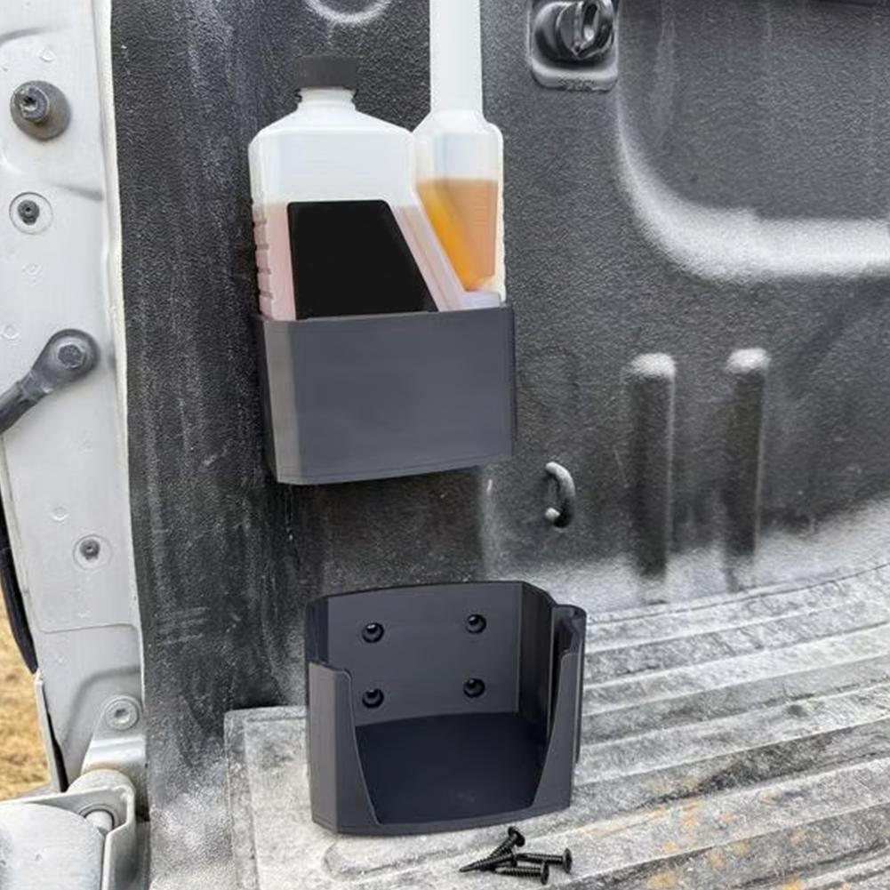 Magnetic Diesel Additive Holder with Screws Diesel Oil Additive Hanger Wall Mounted Diesel Bottle Holder for Automotive Storage