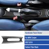 3Pcs Black Carbon Fiber Interior Handbrake Base Cover Trim For Mini Cooper 07-10
