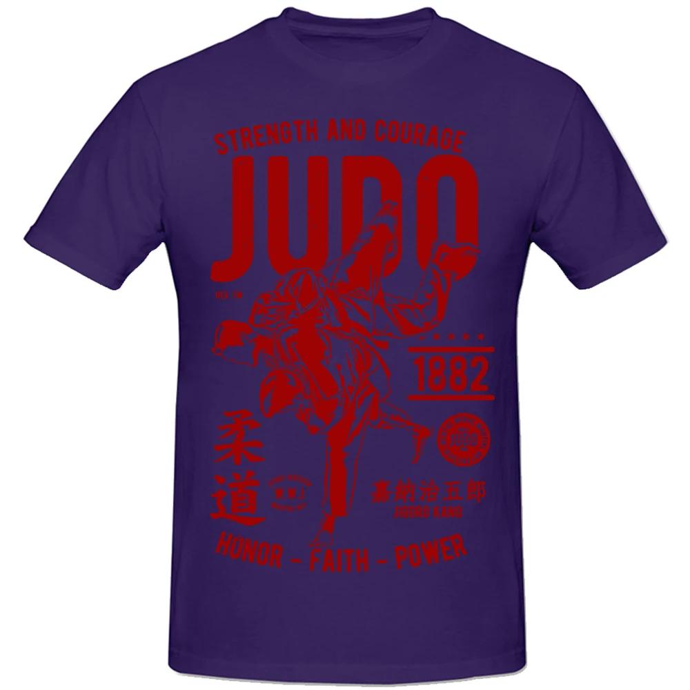 Strenght and Courage Judo 1882 Faith Power T Shirt Tee Unisex Unique Design T Shirt Cotton Euro Size Causal Sports TShirt