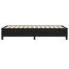 Bed Frame without Mattress Black 80 x 200 cm Fabric