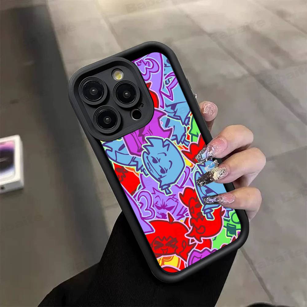 Music Game Friday Night Funkin Phone Case For IPhone 17 16 15 13 11 12 14 Pro Max Plus Silicone Cover Shell