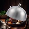 Stekedeksel Grillkupler Rustfritt stål Fat Støv Ostesmeltekuppel Mat for