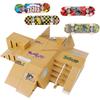 Finger Skateboards Skate Park Ramp Parts For Tech Practice Deck Children Gift Set Fingerboard Toys