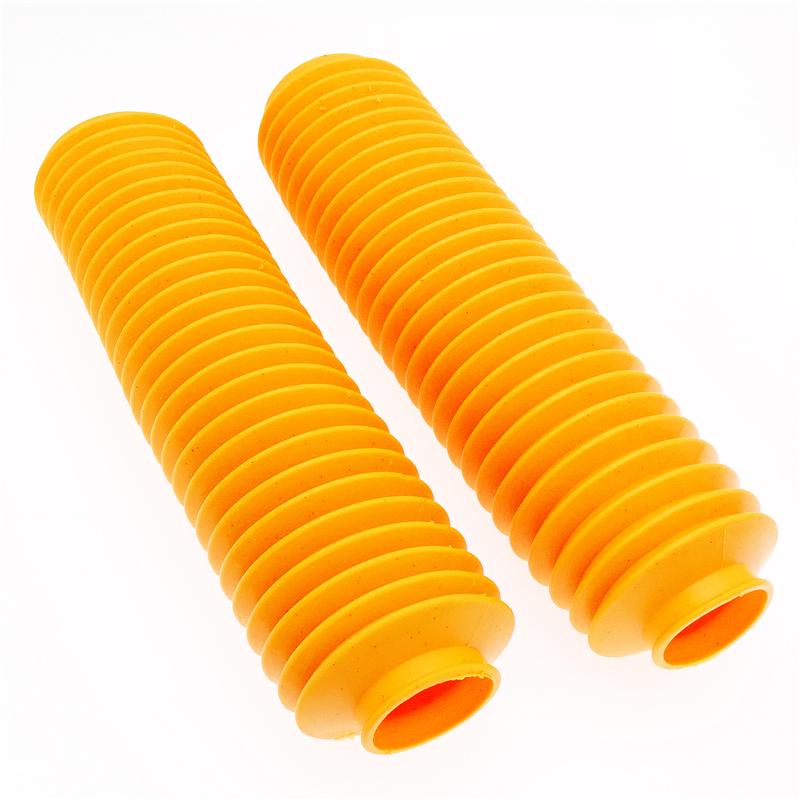 1 Pair 310MM Universal Motorcycle Front Fork Dust Cover Rubber Shock Absorber Protector Boots For Honda Kawasaki Suzuki Yamaha