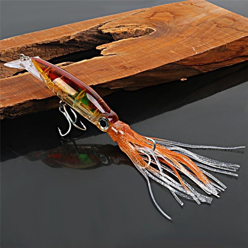 Große Angelköder Tintenfisch Harter Köder Simulation Köder Meeresangelgerät