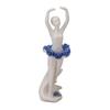 Ballerina Girl Figurine Ballet Dancer Statue Ceramic Sculpture Desk Ornament for Home Bookshelf