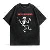 Vintage Social Distortion Skeleton Giant T Shirt Size Medium Rock Band  s vintage Washed Top For Everyday Wear Stylish