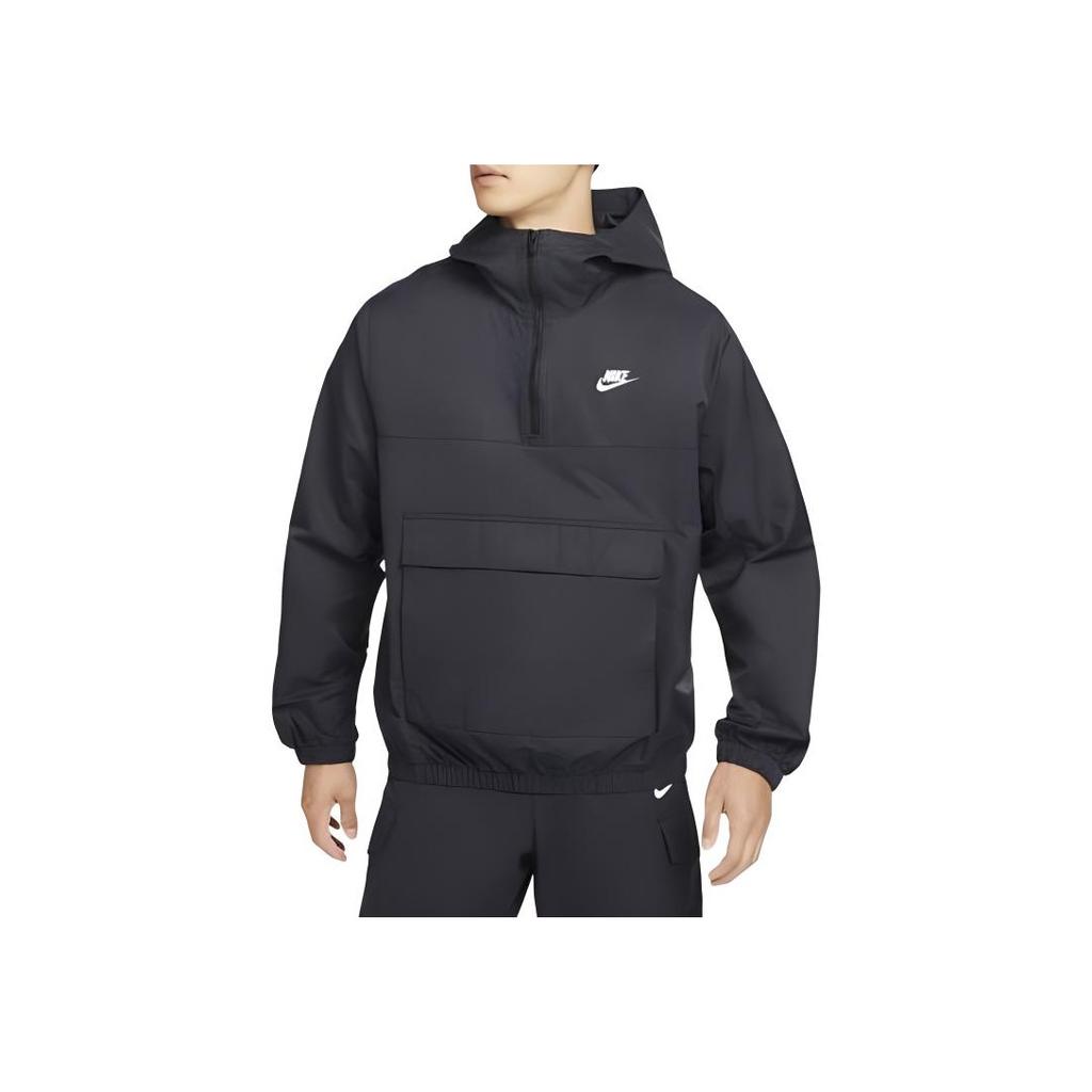 Nike Half-Zip Hooded Jacket Unisex Outerwear Black DA0012-010