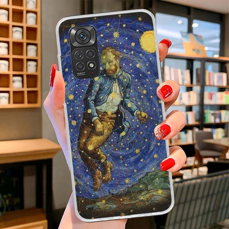 Van Gogh Mona Lisa Funny Art Cover Phone Case For Xiaomi Redmi Note 15 14 13 12 11 10 Pro Plus 14S 12S 11S 11T 11E 10S Soft Fund