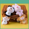 Plush Animal Keychain With Pp Cotton Fill For Bag Decoration And Gifts