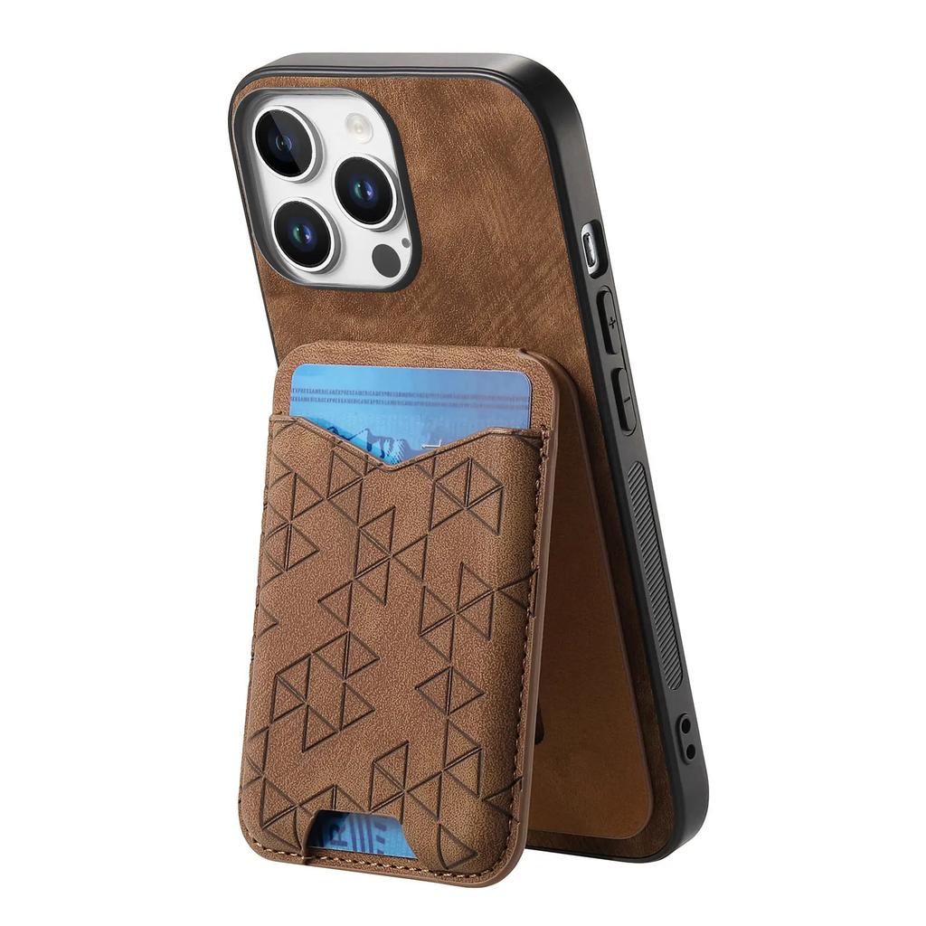 Vertical Cards Solt Wallet Leather Case For iPhone 16 Pro Max 15 Plus 14 13 12 11 SE 2024 Vintage Bag Pocket Stand Holder Cover