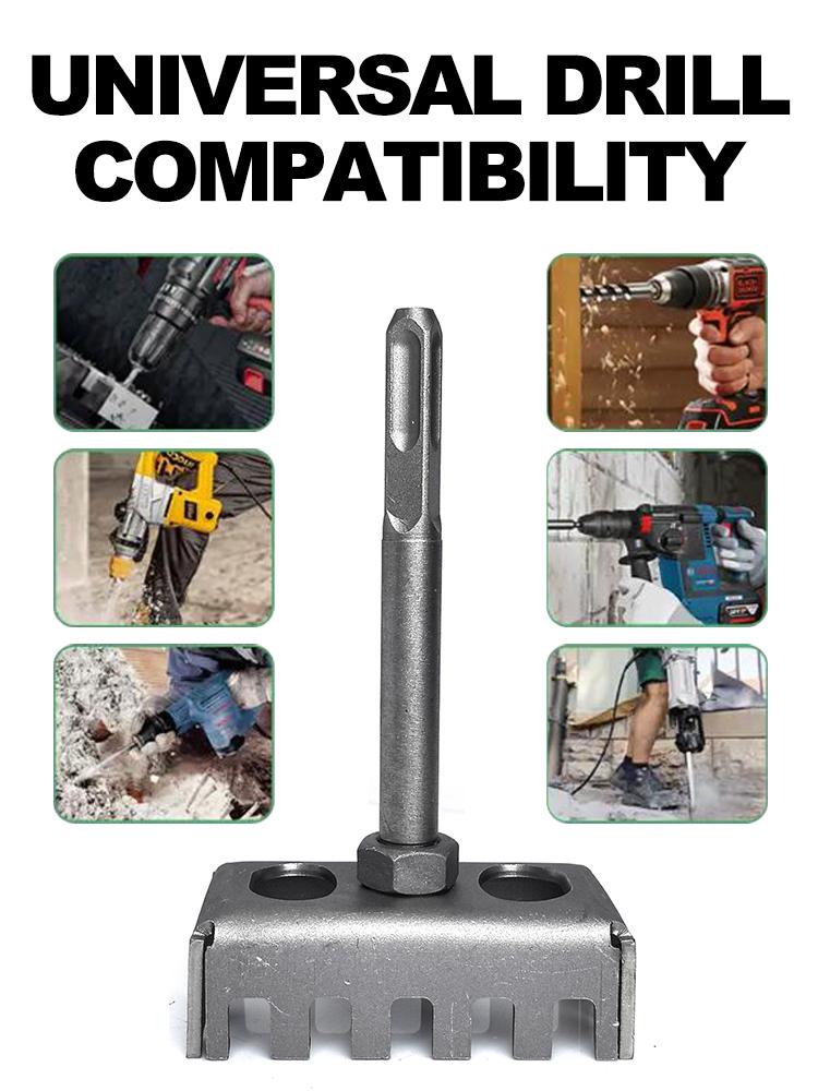 86 Line box socket Hole Punch Quick Electric hammer Open hole Tools hardware tools Square handle is hardened and wear resistant