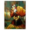 Colorful Canvas Paintings African Black Woman Graffiti Art Portrait Wall Posters Prints Abstract Girl Wall Art Pictures Decor