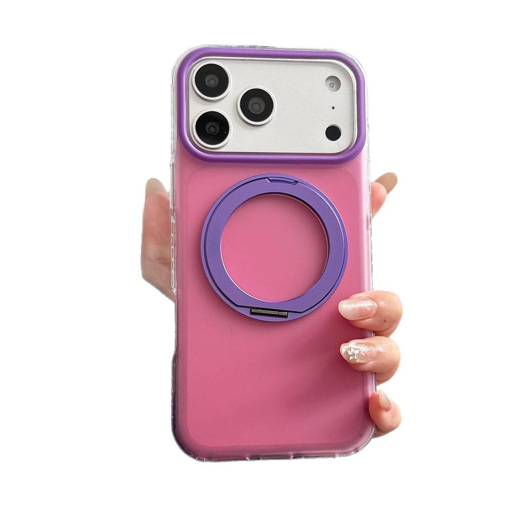 Magnetic Rotating Stand Case for iPhone 17 Pro Max - Compatible with iPhone 16 Pro Camera Button