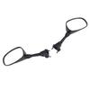Motorcycle Rearview Mirror 360 Degree Adjustable Wide Viewing Angle Rotating Mirrors for ZX‑6R 2005‑2008