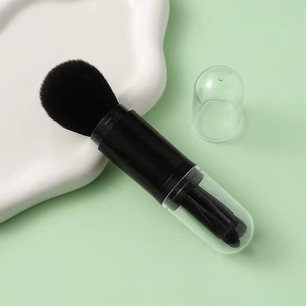 

Portable Cosmetic Brush Retractable Blending Powder Brush New Blush Brush Travel чёрный