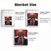 Light Yagami with Red Apple Print Thin Flannel Blanket for Living Room,Sofas Blankets,Lunch Break,blankets Fluffy Blanket