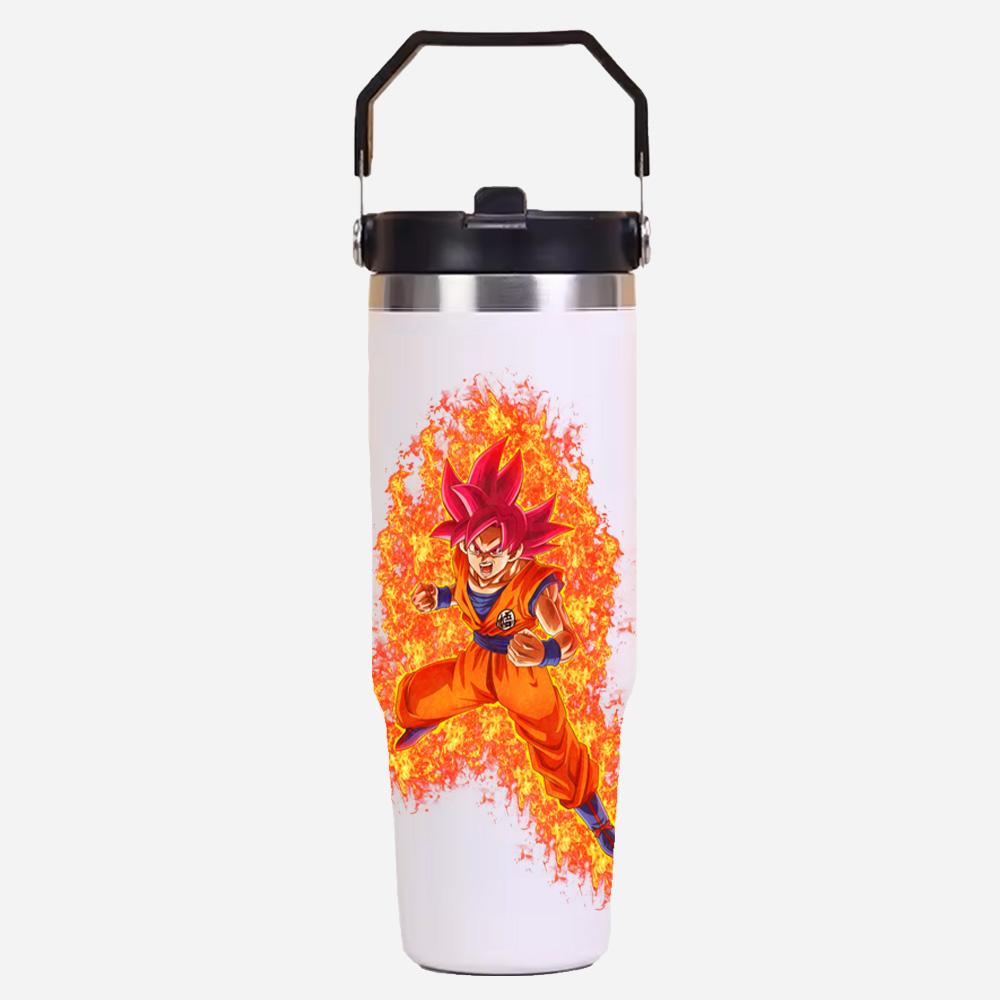 

30Oz Anime Printed Stainless Steel Vacuum Cup Hot Cold 6-12 Hours Retention Eco Friendly Bpa Largeautomotive Holder Flask Gift