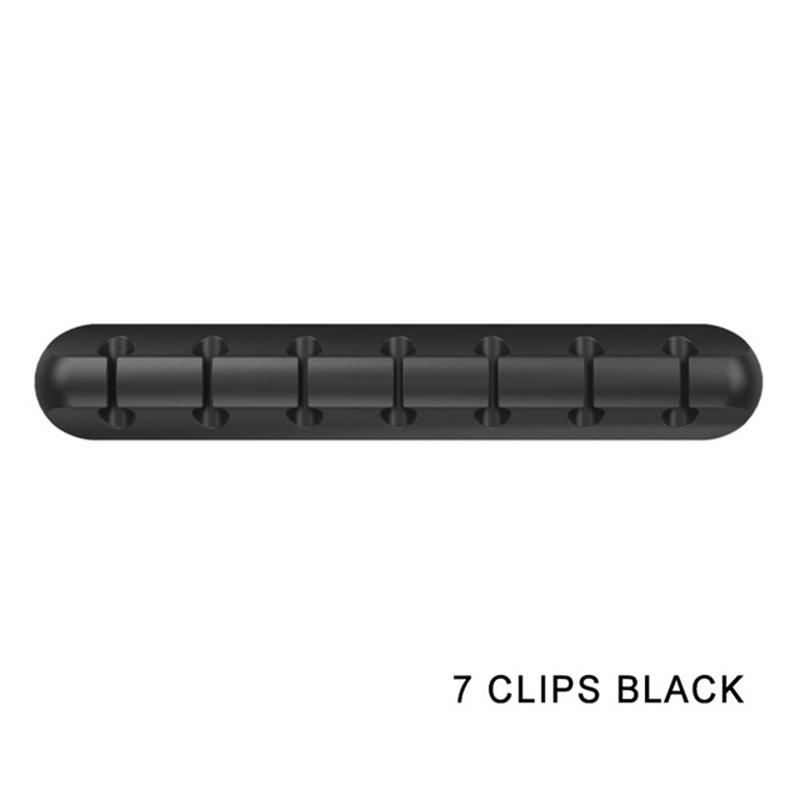 Mouse Wire Organizer Management Wire Holder Flexible USB Cable Winder Tidy Silicone Clips For Mouse Keyboard Earphones Protector