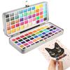 Watercolor Paint Set with Brush Portable Boxed Paints Set Pocket Artist Watercolor Paints for Beginners Professionals Travel Painting Parties Use