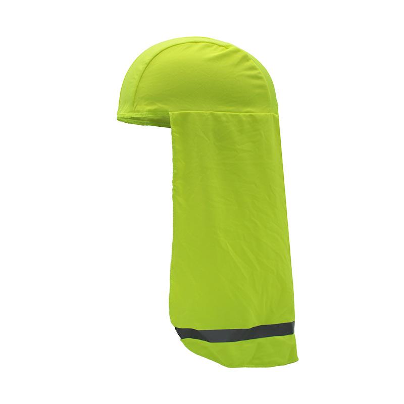 Sun Protection Hard Cap with Cooling Shade Elastic, Wide Brim and Neck Shield for Fishing and Riding