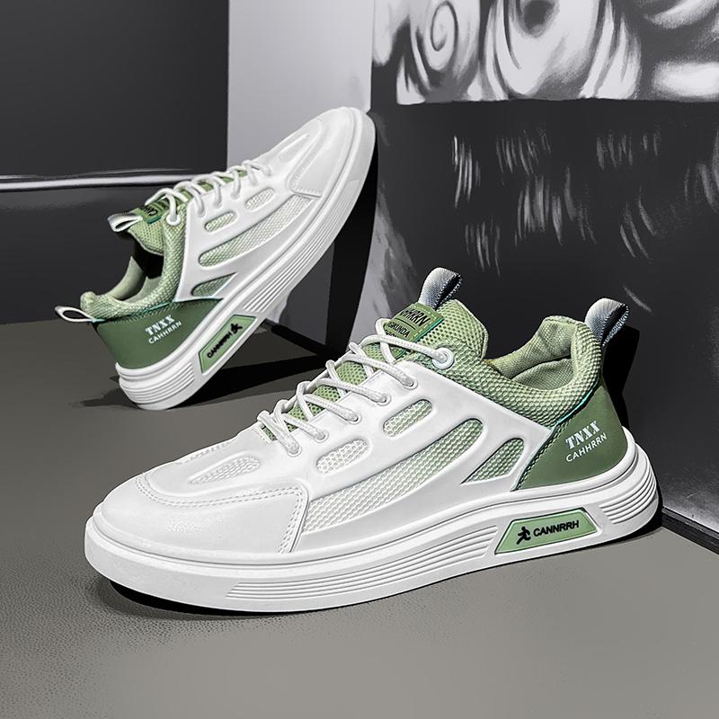 Men's Breathable Sneakers Trend High Quality Soft Sole Vulcanized Shoes Mens Lace-up Casual Tennis Shoes New Zapatillas