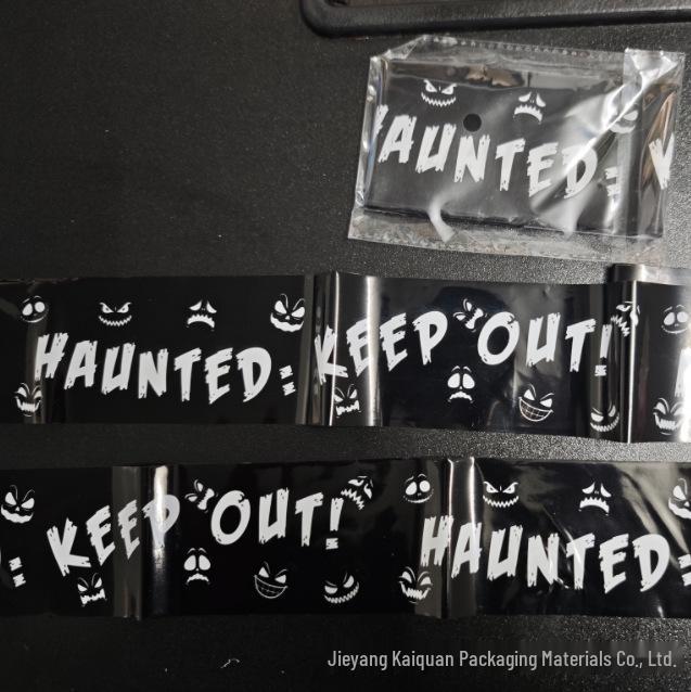 Halloween Haunted House Barrier Tape for Decorations