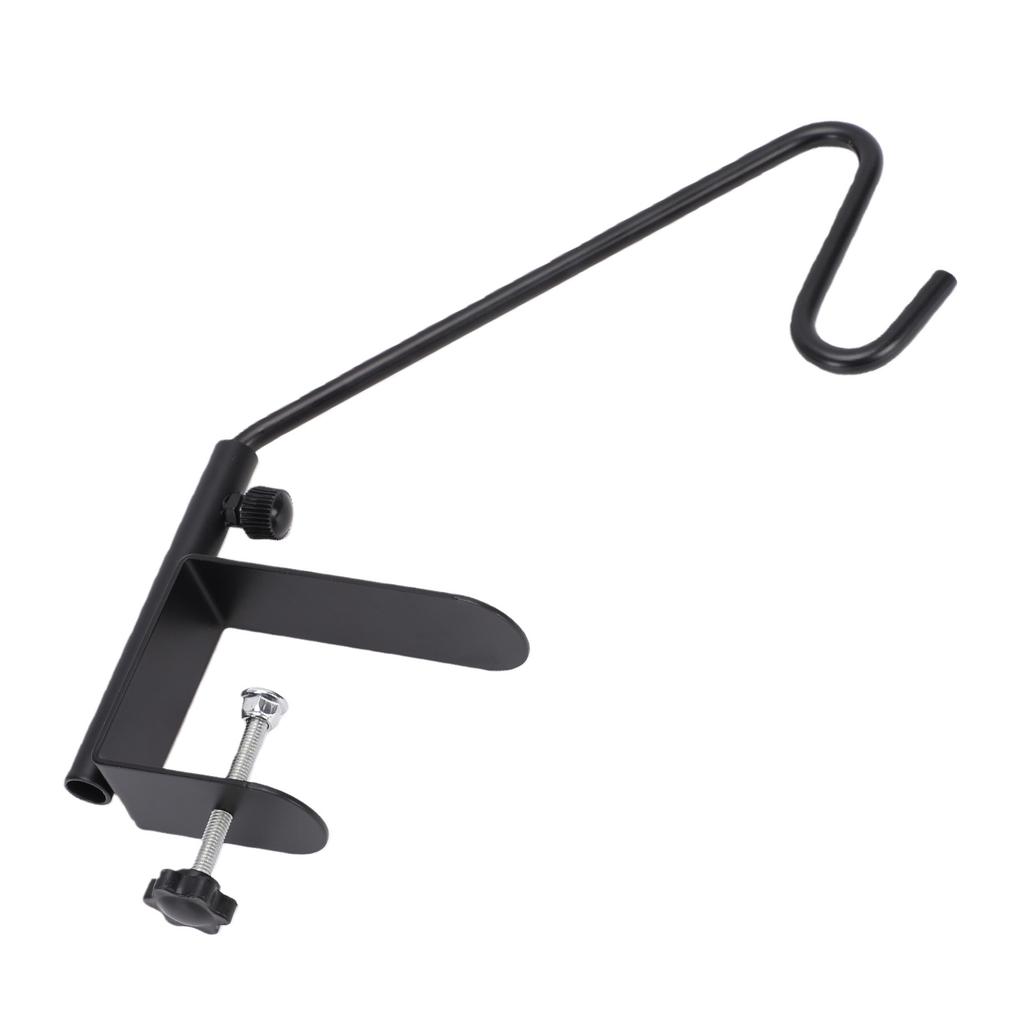 11 Inch Deck Railing Hook Heavy Duty Steel Deck Bird Feeder Hanger with 360 Degree Swivel Arm
