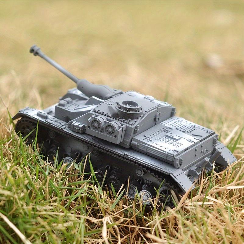 1/ 72 German Tank Model DIY Assemly Puzzles Model Educational Collection WW II Building