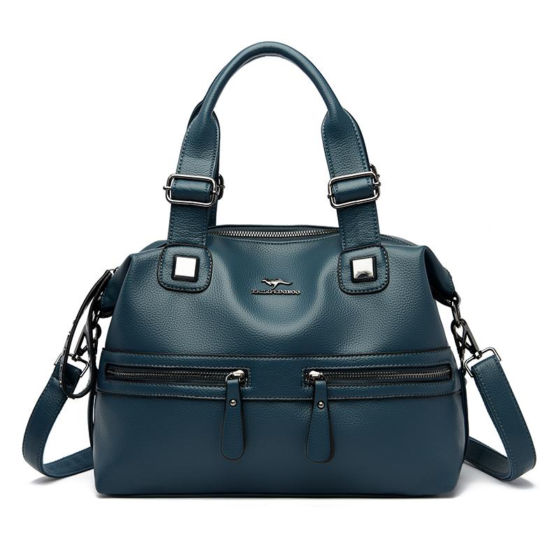 Soft Leather Shoulder Bag for Women Crossbody Bags Large Capacity Luxury Brand Designer Casual Bag