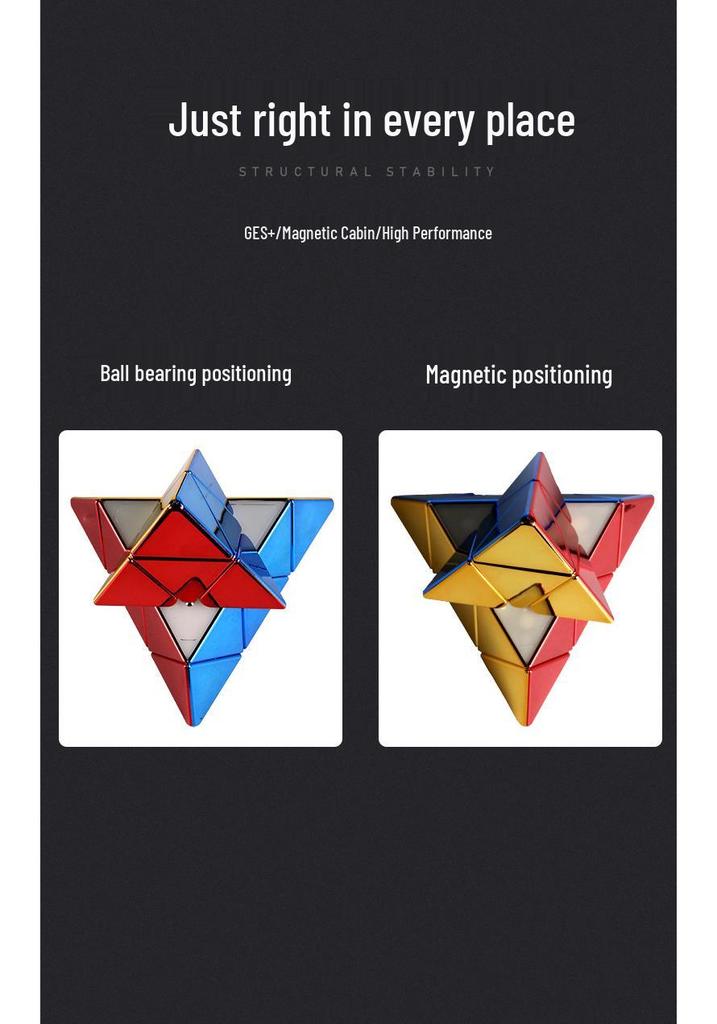 Saint Hand Legend Iridescent Magnetic 3x3 Rubik's Cube: Professional, Smooth, Educational Children's Toy