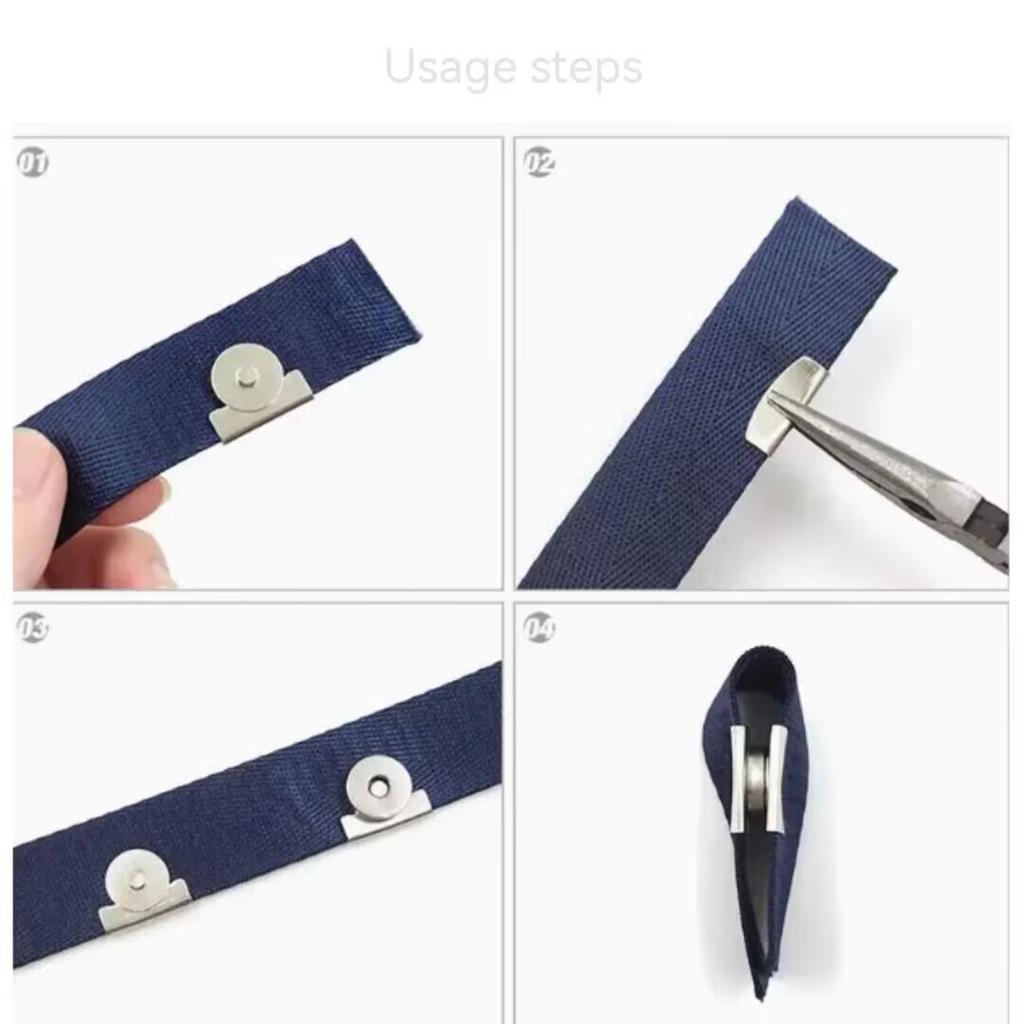 5 Pairs Bag Snap Accessories Magnetic Buckle Bag Snap Hidden Button Seam Free Button Snap